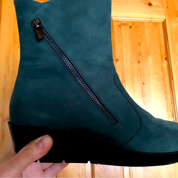 Ziera Active Fit Boot Size 7.5 Green zipper- custom made - Picture 1 of 5